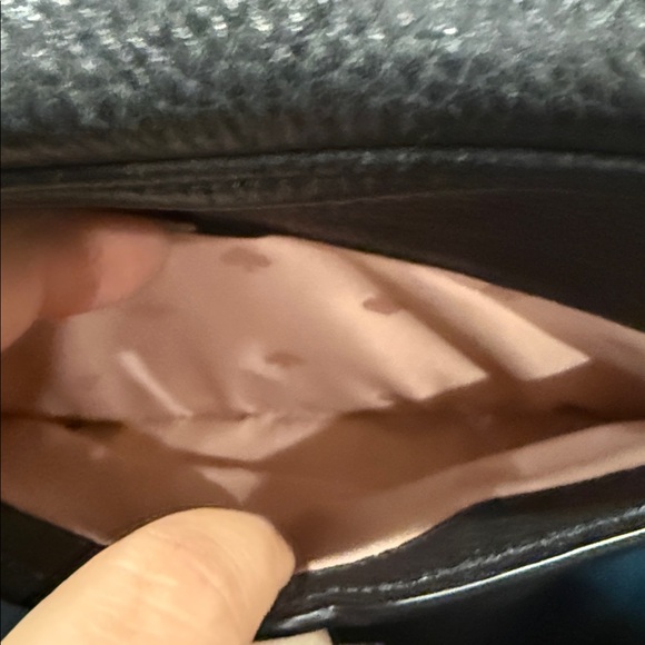 Kate Spade ♠️ Black Pebbled Leather Crossbody Bag - Picture 7 of 8